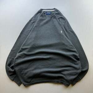 Polo Ralph Lauren Waffle Knit Long Sleeve Shirt Size Large